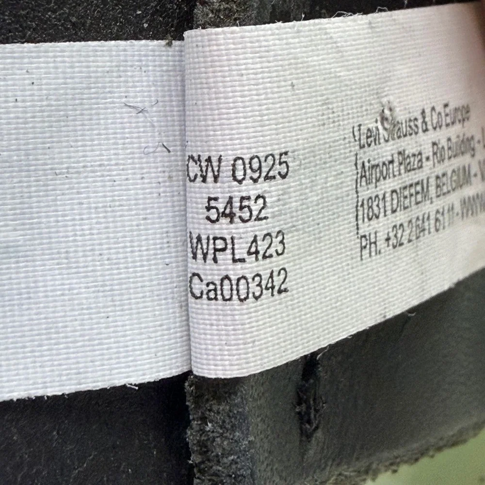 Levis Belt Mens XL 42